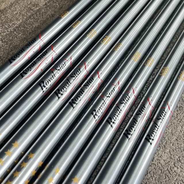 激レア 未使用 GMA Royal Star AXIV JOSP-5550 FLEX jumbo シャフト 9本 ジャンボ尾崎 ゴルフクラブ/515155在★7