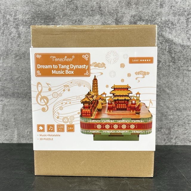 ★お買い物マラソン期間中限定　ポイント10倍★新品 送料無料 tonecheer Dream Tang Dynasty TQ044 オールゴール 立体パズル 120PCS 唐への夢/900360在★12