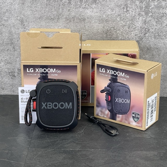 【新品未開封】LG XBOOM Go ワイヤレススピーカー XG2TBK 2個 ポータブルスピーカー LG XBOOMGo XG2T（2個パック） | LG JP