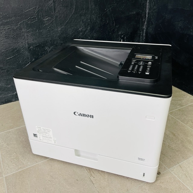 CANON Satera LBP853Ci レーザープリンター 【中古】キャノン サテラ ホワイト 印刷枚数60598枚/515768|urica店