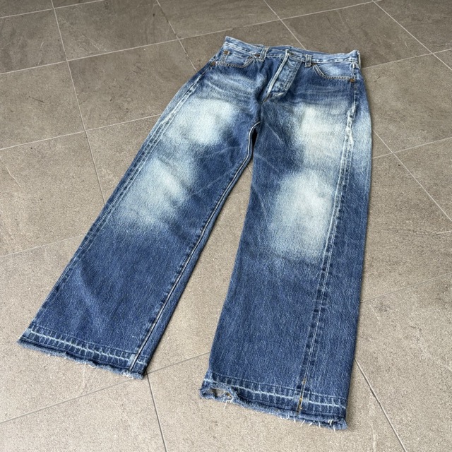 ★お買い物マラソン期間中限定 ポイント10倍★リーバイス ビンテージ ジーンズ 【中古】LEVI'S 501XX W30 L36 555刻印 バレンシア工場 USA ビックE デニム ジーパン / 516577|urica店