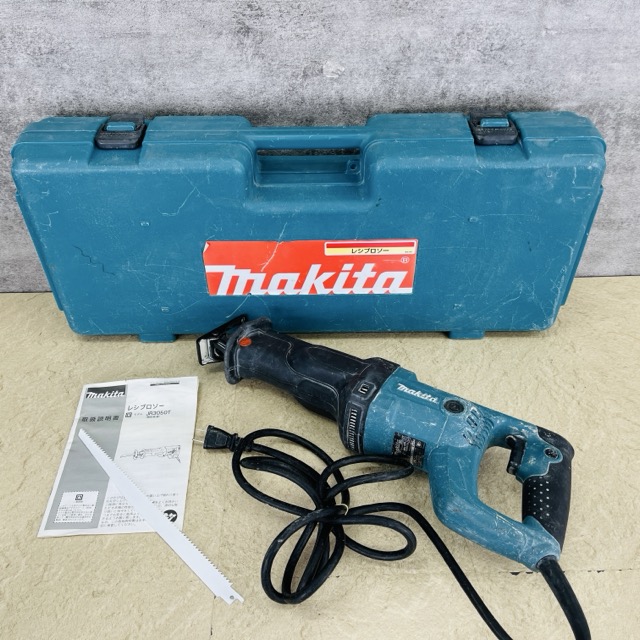 レシプロソー【中古】動くこと引き受ける makita マキタ JR3050T 電動引き切り セーバーソー 100V ノコギリ 電動手道具 入れもの付き添い人/517186