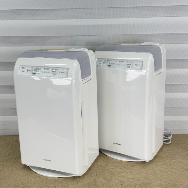 ★お買い物マラソン期間中限定 ポイント10倍★加湿空気清浄機 2台セット【中古】動作保証 アイリスオーヤマ RHF-253-W 2023年製 ホワイト IRIS OHYAMA/517491|urica店
