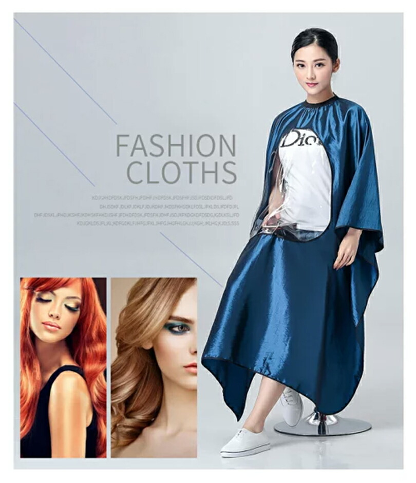 市場 散髪ケープ 理容 送料無料 防水 散髪 セルフカット 手元が見えるから退屈しない スマホもゲームも楽しめる ケープ クロス