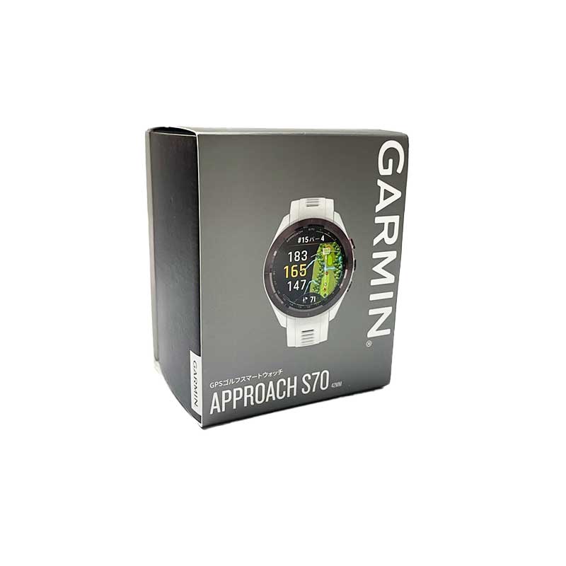 【土日祝発送】【新品】GARMIN ガーミン GPS ゴルフナビ Approach S70 42mm 010-02746-20 ホワイト|電子問屋 2号店