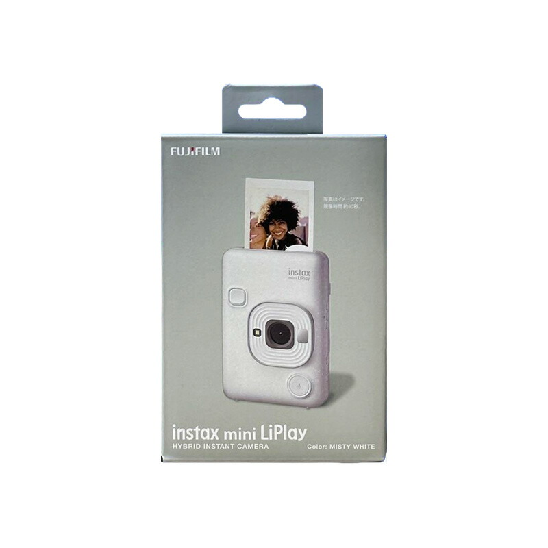 楽天市場】富士フイルム チェキ instax mini LiPlay WHITE(1台) : 楽天