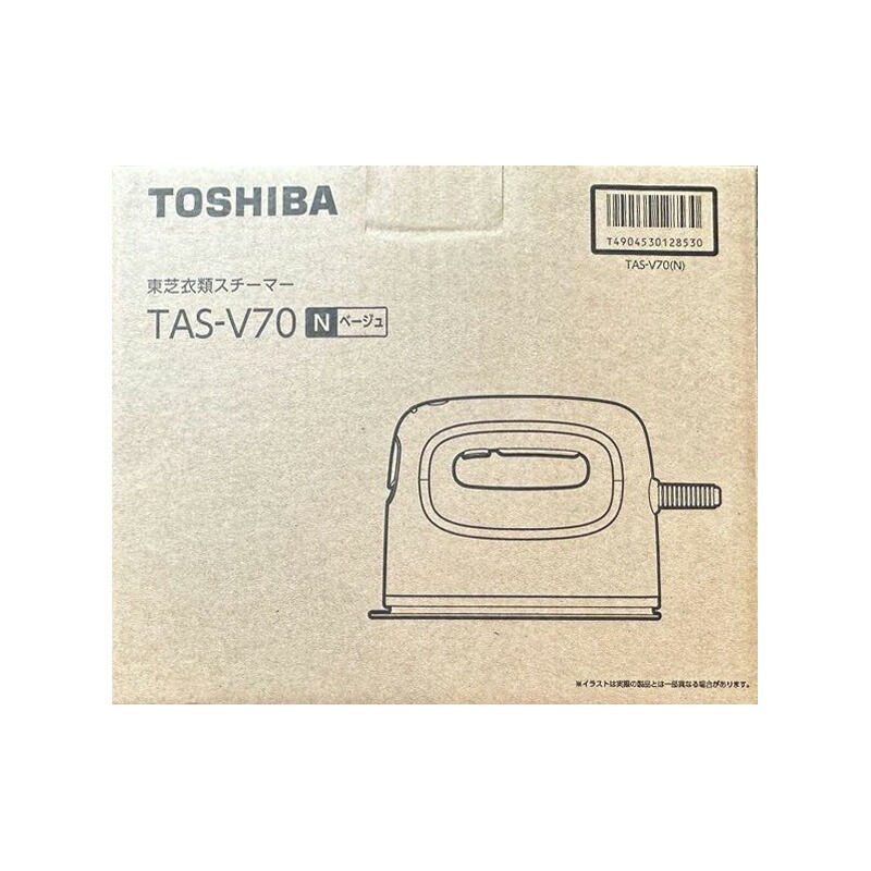 【未使用・未開封】TOSHIBA 東芝 TASV70N 衣類スチーマー ベージュ 楽天市場】東芝 TAS-V70(N) コードつき衣類スチーマー La・Coo-S