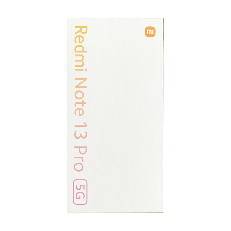 楽天市場】【新品】Xiaomi Redmi Note 13 Pro 5G XIG05 [ミッドナイト
