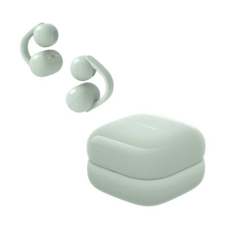 【新品】SONY ソニー ワイヤレスイヤホン LinkBuds Clip WF-LC900 G グリーン