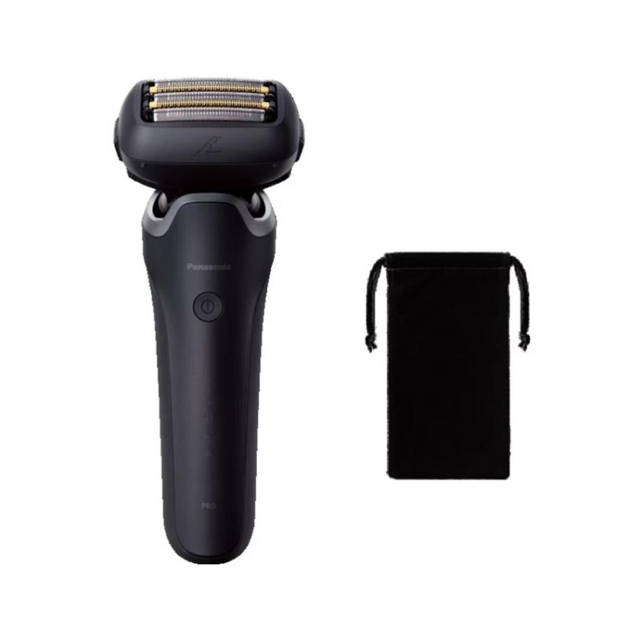 【新品】Panasonic パナソニック メンズ灯し火電気カミソリ 子ヒツジ短距離競走PRO 5 ES-L551D-K 引っ敷き黒いこと