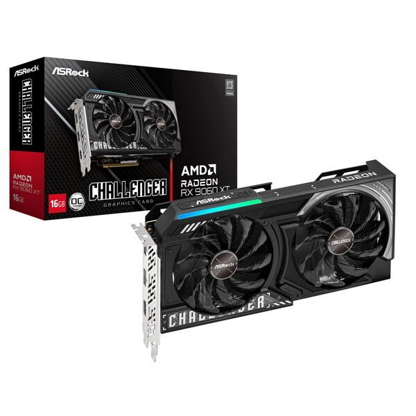 【新品】ASRock アスロック グラフィックゲーム盤 Radeon RX 9060 XT Challenger 16GB OC