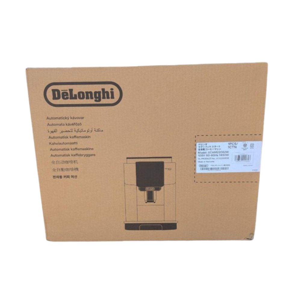 【新品】DeLonghi デロンギ 全自動コーヒーマシン マグニフィカ スタート ECAM22062W ホワイト