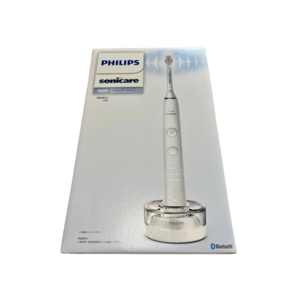 【新品】PHILIPS フィリップス 電動歯刷子 ソニッケアー 金剛石嚠喨たる 9000  HX9911/70 白いこと