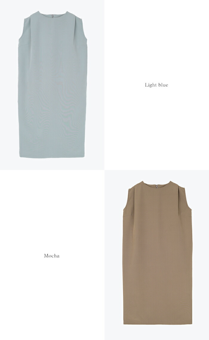 楽天市場 ノースリーブコクーンワンピース ワンピース レディース コクーンシルエット ノースリーブ タック スリット ポケット 後ろファスナー 膝丈 オケージョン 結婚式 二次会 オフィス メール便可 100 Urs ユアーズ