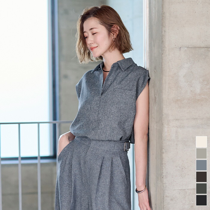 SALE／70%OFF】BEARDSLEY 《セットアップ対応》リネンチェックパンツ