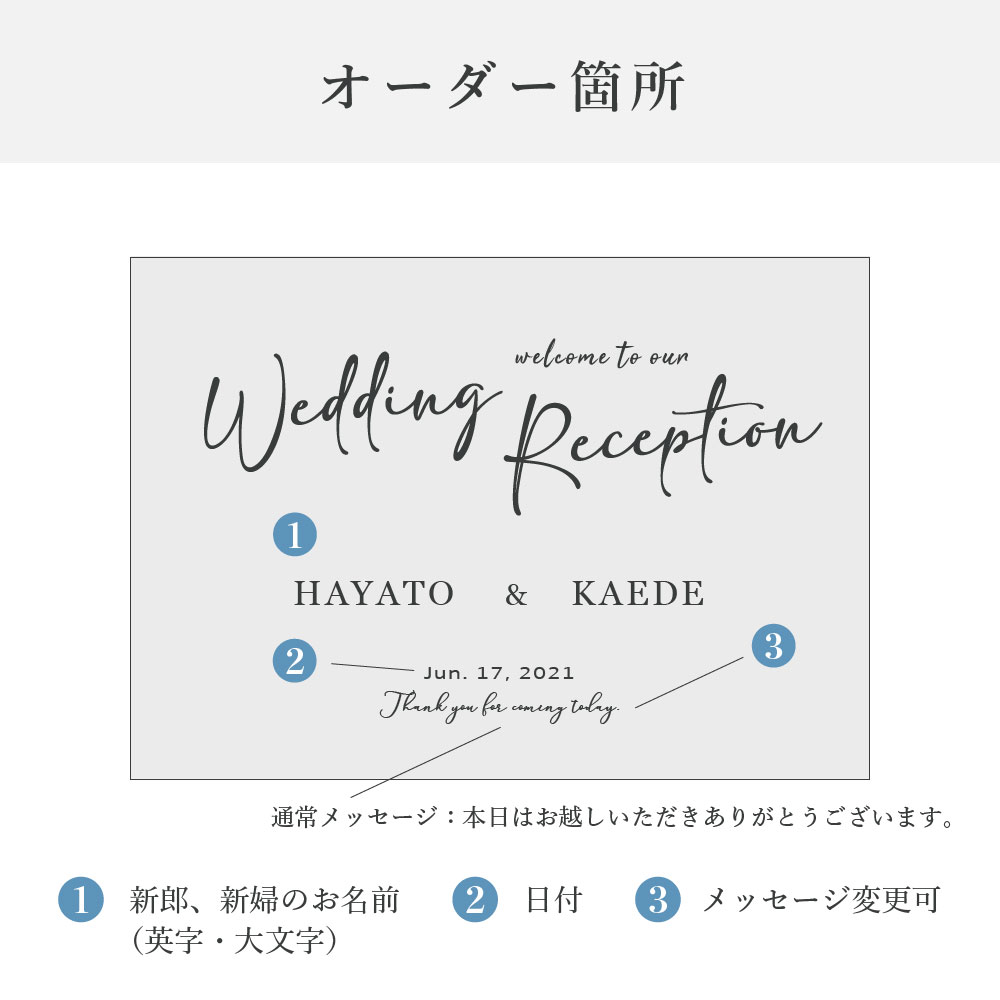 木製ウェルカムボード A3サイズ カラー3種 ウェディング プレ花嫁 お名前ローマ字 結婚式 Reception Wedding 送料無料 新婚 ウェディング小物