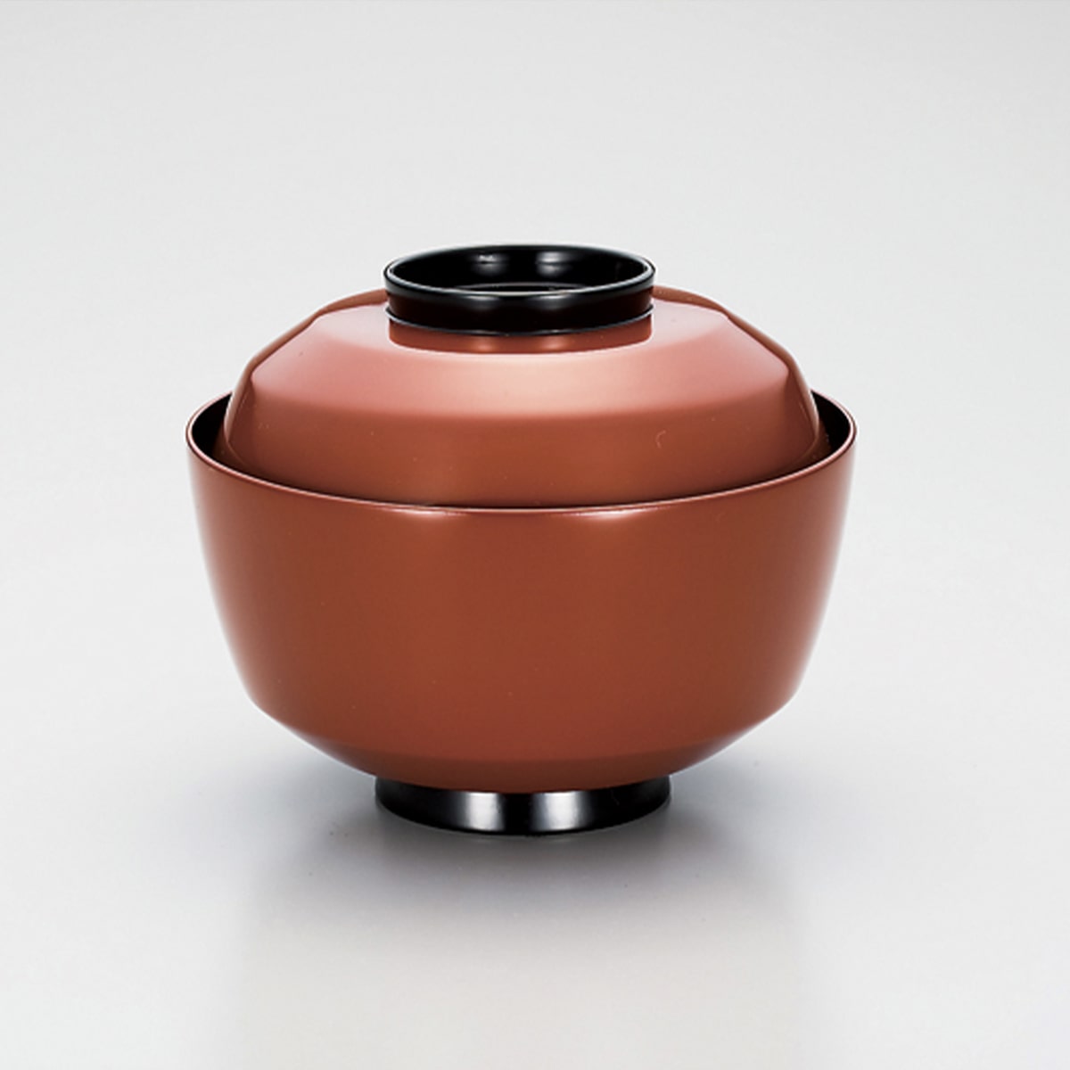 漆器　木製　細工　蓋付椀　茶碗　吸物椀　5客 木製加工吸物椀 金扇 5客 汁椀