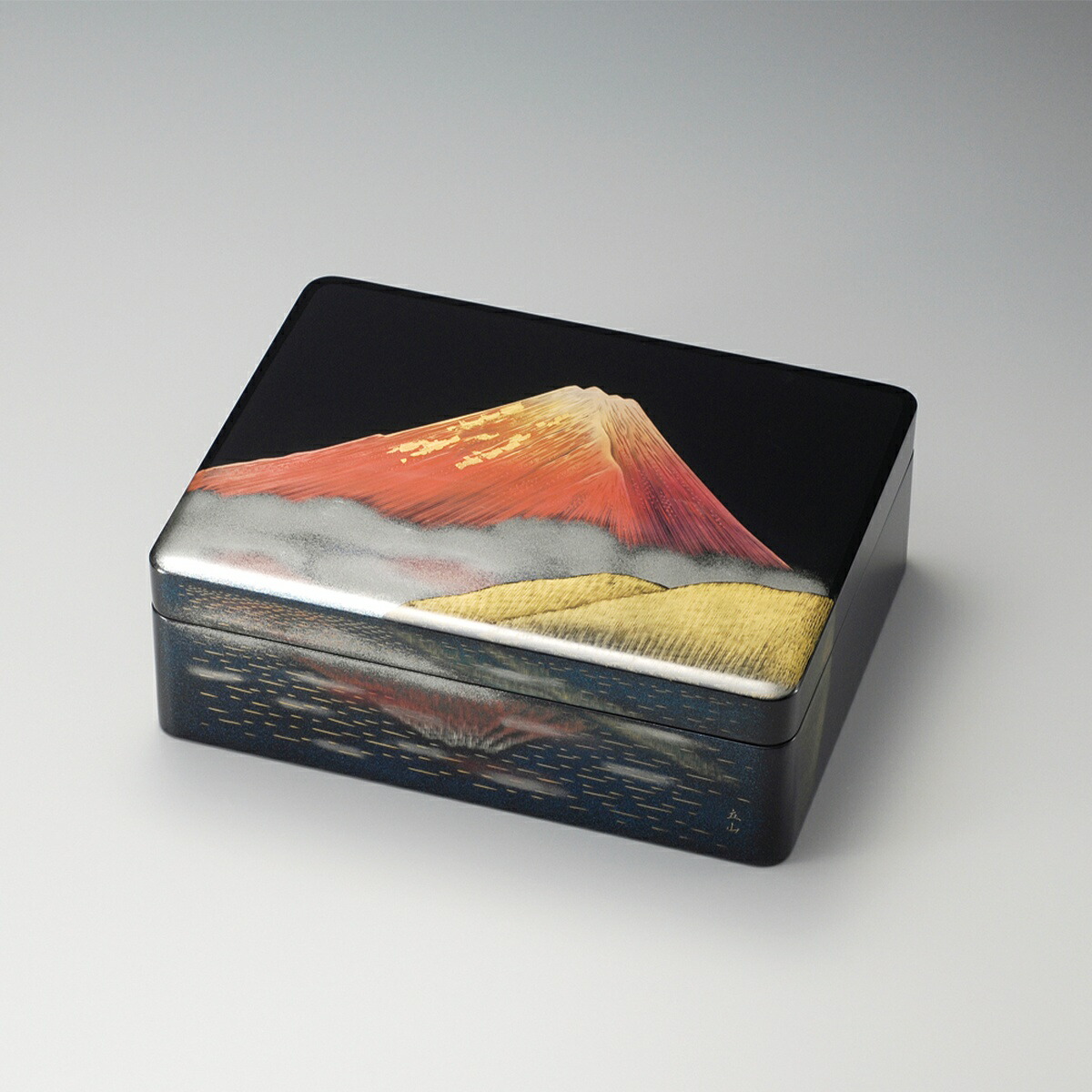 楽天市場】木製漆器 硯箱 蒔絵 紅白梅 文字入れ 無料 漆塗り 手書き