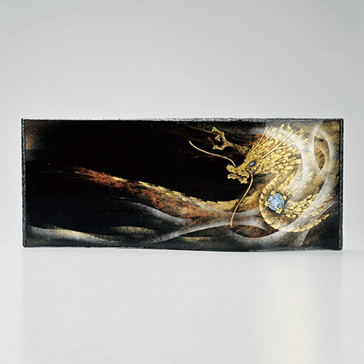 楽天市場】神龍（金） 上昇運にのった竜 銅器 置物 ゴールド アジアン