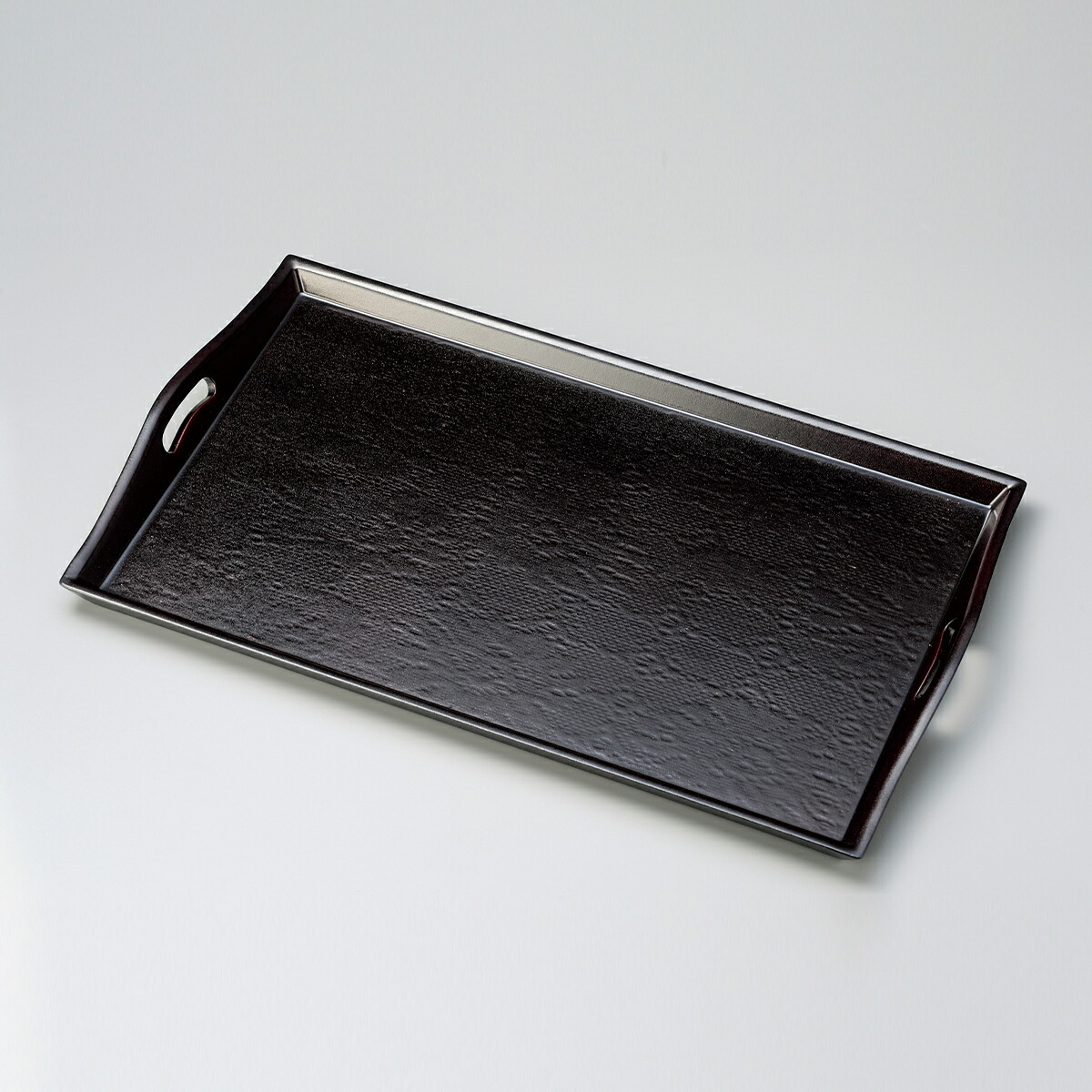 楽天市場】13.0錆地折敷（黒）宮内庁御用達 お盆 日本製 来客 上品 器