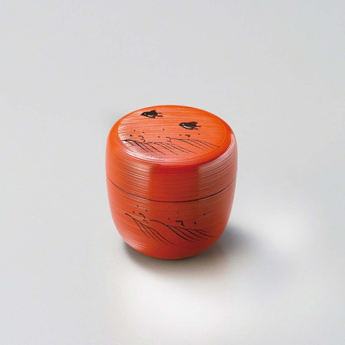 楽天市場】蘭 中棗（朱）宮内庁御用達 棗 日本製 来客 艶 上品 器 漆器