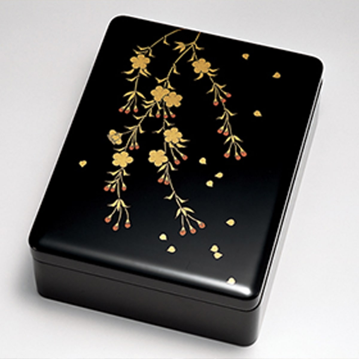 木曽漆器 蒔絵 硯箱 木箱　文庫 文箱 手箱 書道具 Amazon.co.jp: 木曽漆器 蒔絵 硯箱 木箱 文庫 文箱 手箱 書道具