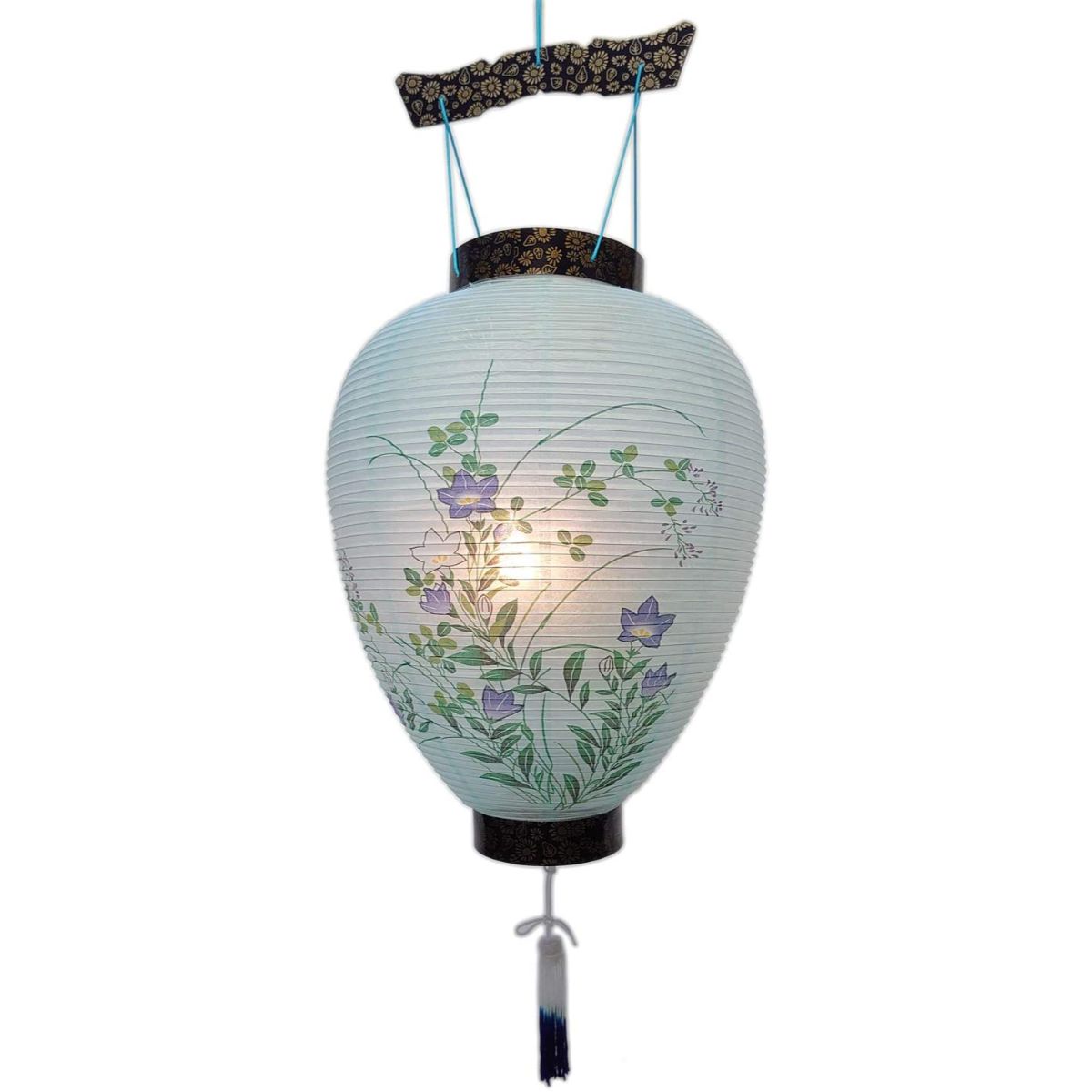 新品 岐阜提灯 尺一セット 盆提灯 サクラ色 No.7863 (岐阜提灯 LED 絹張)/盆ちょうちん 灯