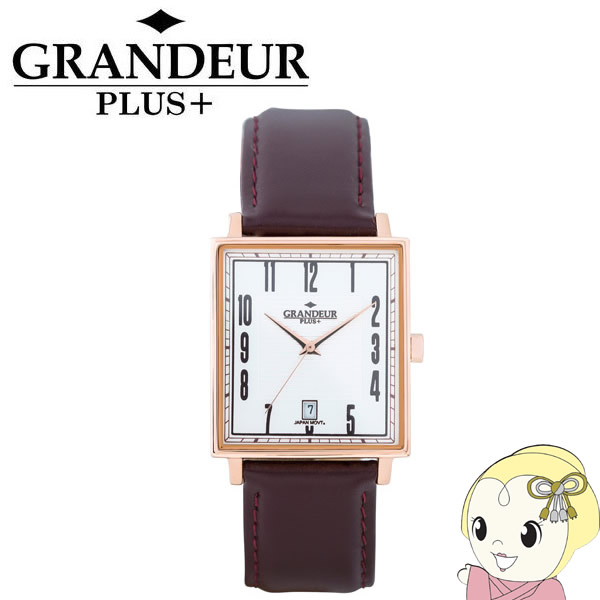 GRP009P1 GRANDEUR PLUS+ グランドールプラス 腕時計 牛本革バンド【KK9N0D18P】