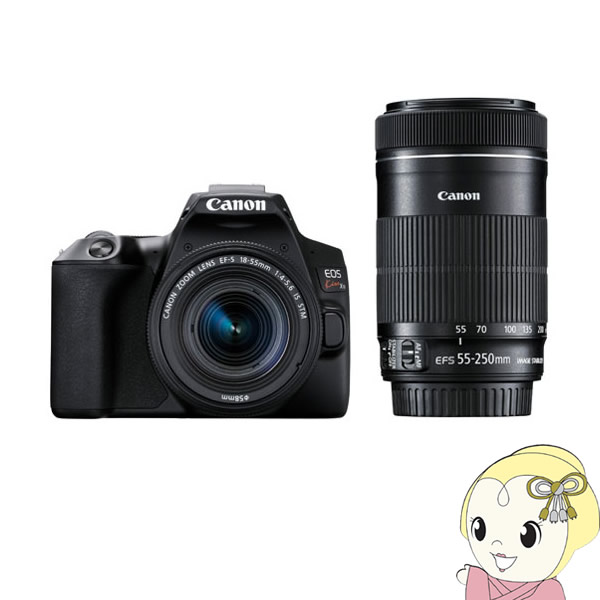楽天市場】キヤノン EOS Kiss X10 ボディ ブラック + 望遠ズーム