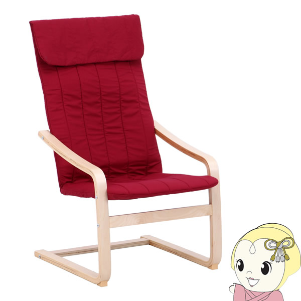 不二貿易 シュクルチェアー オレンジ ファブリック ダイニングチェアー