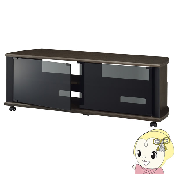 【メーカー直送】 TV-MS120H ハヤミ工産 TIMEZ 43～52V型対応テレビ台【/srm】