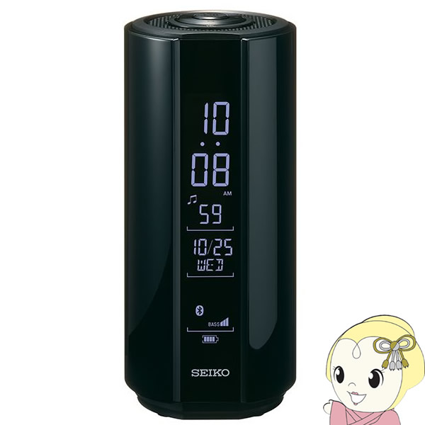 セイコー ワイドFM対応ラジオチューナー搭載 マルチサウンドクロック ポータブルタイプ SS201K【/srm】｜ウルトラぎおん店