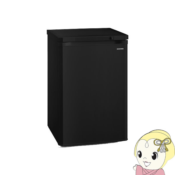 楽天市場】冷凍庫 アイリスオーヤマ 60L 前開きタイプ ブラック IUSD 