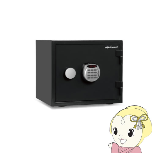 【メーカー直送/軒先渡し】【設置ご希望は費用発生】 ディプロマット クリスタルシリーズ 耐火・耐水デザイン金庫 A119R3WRBLACK【/srm】|ウルトラぎおん店