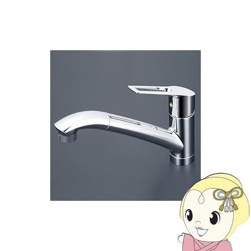 【4/18限定 ﾀﾞｲﾔﾓﾝﾄﾞ会員ならｴﾝﾄﾘｰで当店全品最大P8倍】【直送】 KVK シングルシャワー付混合栓 吐水口回転規制110° KM5031TEC【KK9N0D18P】