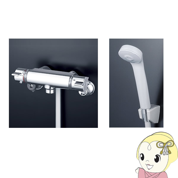 KVK サーモスタット式シャワー（撥水） KF800TNNHS【KK9N0D18P】 17,750円