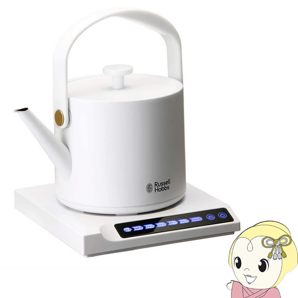 Russell Hobbs ラッセルホブス Tケトル 0.6L ホワイト 7106JP-WH【KK9N0D18P】