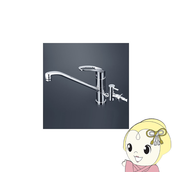 【4/18限定 ﾀﾞｲﾔﾓﾝﾄﾞ会員ならｴﾝﾄﾘｰで当店全品最大P8倍】【直送】 KVK シングルレバー式混合栓 給水専用 分岐付 寒冷地用 KM5041ZCTTU【KK9N0D18P】