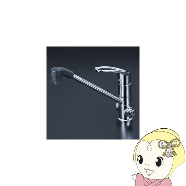 【4/18限定 ﾀﾞｲﾔﾓﾝﾄﾞ会員ならｴﾝﾄﾘｰで当店全品最大P8倍】【直送】 KVK シングルレバー式混合栓 止水栓付 eレバー 寒冷地用 KM5151ZTF【KK9N0D18P】