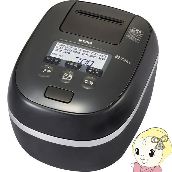 TIGER タイガー 圧力 IHジャー 炊飯器 炊きたて ご泡火炊き 3.5合炊き ピュアブラック JPD-G060-KP【/srm】|ウルトラぎおん店