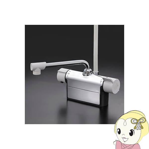 【メーカー直送】 KVK デッキ形サーモスタット式シャワー FTB200DP8R3【KK9N0D18P】|ウルトラぎおん店