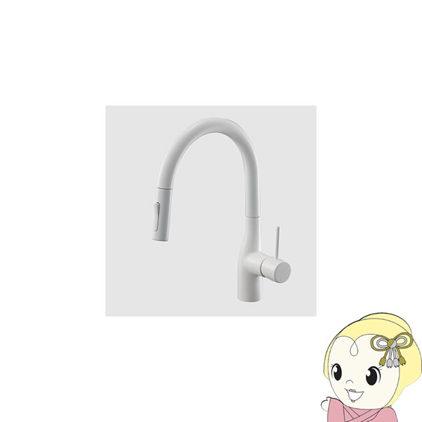 [予約]【メーカー直送】 KVK シングルレバー式シャワー付混合栓 KM6061ZECC4HS【KK9N0D18P】