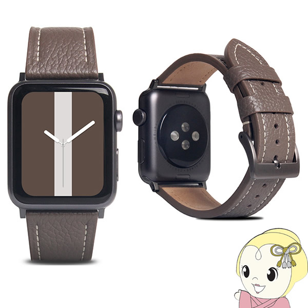 Apple Watch用45/44/42レザーバンド エトフクリーム SD21967AWEC【KK9N0D18P】