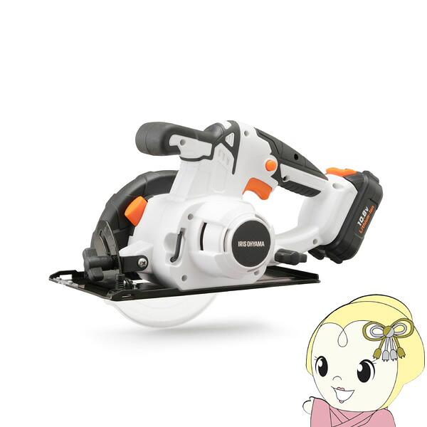 アイリスオーヤマ 充電式丸のこ ホワイト JSC125【KK9N0D18P】 10,877円