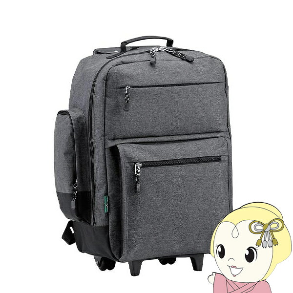 キャリーバッグ 46L リュック式 トロリーバッグ ソフトキャリー グレー ブレザークラブ 【/srm】