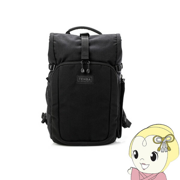 写真機御徒面子 【製造業者直送】エツミ Fulton v2 10L Backpack うしろ側風呂敷き包み - Black 黒 V637-730【KK9N0D18P】