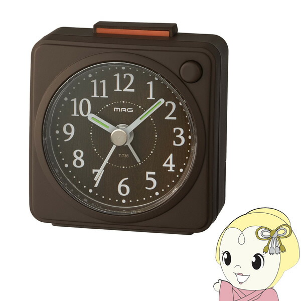 マリア様がみてる　目覚まし時計 楽天市場】目覚まし時計 置き時計 シルバー しののめ MAG T-788SM-Z