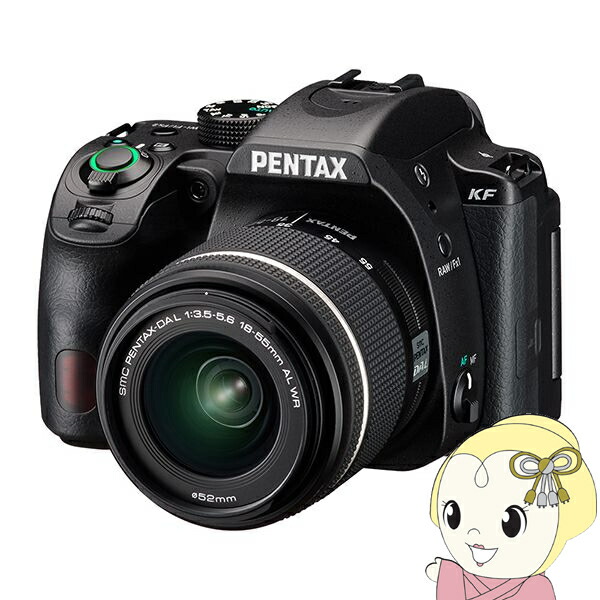 ペンタックス デジタル一眼二眼レフ写真機 PENTAX KF 18-55WR一揃いの道具 黒いこと【/srm】【KK9N0D18P】