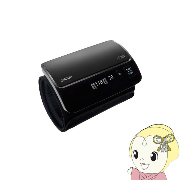 【4/18限定 ﾀﾞｲﾔﾓﾝﾄﾞ会員ならｴﾝﾄﾘｰで当店全品最大P8倍】上腕式血圧計 OMRON オムロン ブラック HCR-7608T2【KK9N0D18P】
