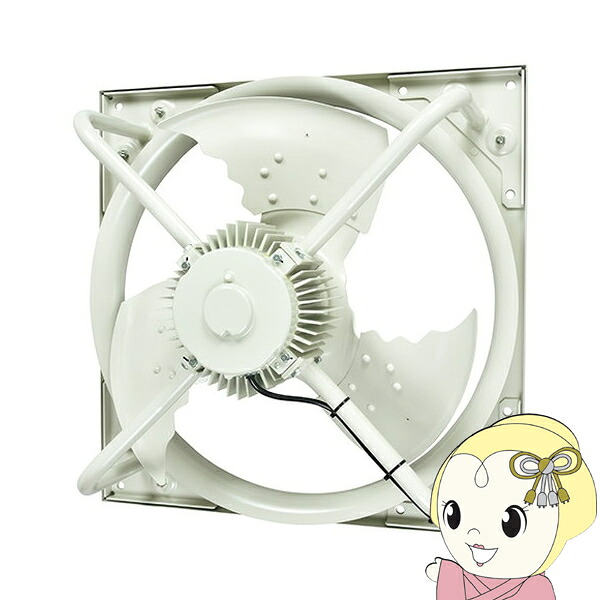 産業用有圧換気扇 低騒音形 3相200/220V 60Hz 羽根径105cm 工場 作業場 倉庫用 排気専用 産業用送風機 EWJ-105JTA2-60【/srm】|ウルトラぎおん店